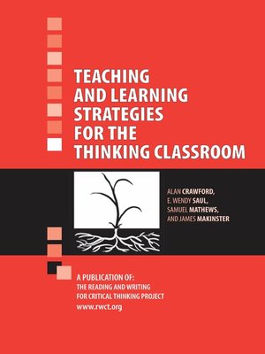 cover image of Teaching and Learning Strategies for the Thinking Classroom